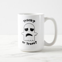 Trick or Treat Ghost Mug