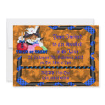 Trick or Treat Ghost & Pumpkins Invitation