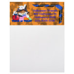 Trick or Treat Ghost &amp; Pumpkins Letterhead