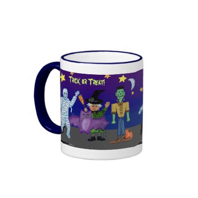 Trick or Treat Goblin Mug by SherryHolderHunt