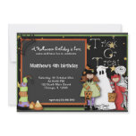 Trick or Treat Halloween Birthday Invitation