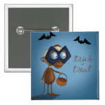 Trick or Treat Halloween Buttons!