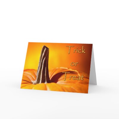 Trick or Treat Halloween card by photoinspiration