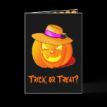 Trick or Treat Halloween Card