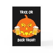 Trick or treat Halloween card