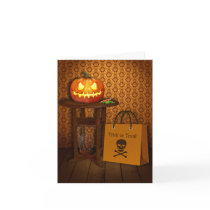Trick or Treat - Halloween Greeting Card