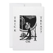 Trick or Treat? Halloween Invite invitations by Sylinden Trick or Treat? Halloween Invite invitations