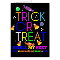 Trick or Treat Halloween wishes cards