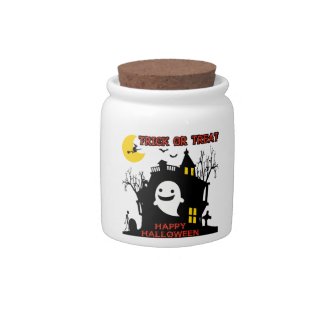Trick or Treat, Happy Halloween Candy Dish