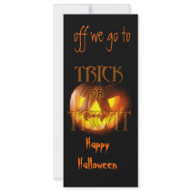 Trick or Treat invitations