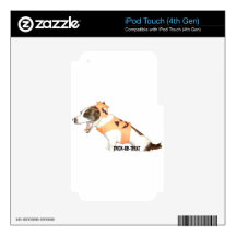Trick or Treat Jack Russell Skin For iPod Touch 4G