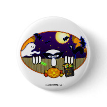 Trick Or Treat Kilroy Button by kilroyworld Trick Or Treat Kilroy Button