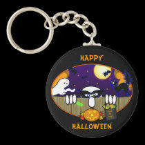 Trick Or Treat  Kilroy Keychain