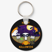 Trick Or Treat  Kilroy Keychain