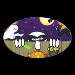 Trick or Treat Kilroy Oval Sticker stickers