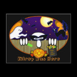 Trick Or Treat Kilroy Postcard 2