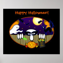 Trick Or Treat  Kilroy Poster