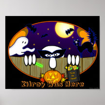 Trick Or Treat Kilroy Poster 1