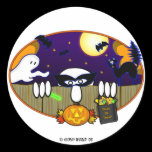 Trick Or Treat Kilroy Sticker
