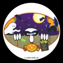 Trick Or Treat Kilroy Sticker