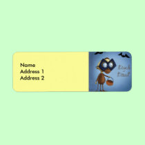 Trick or Treat Masked Monkey Bats labels