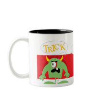 Trick or Treat Monsters mugs