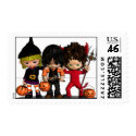 Trick or Treat or ELSE! postage by MANolan Trick or Treat or ELSE! postage