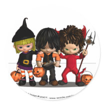 Trick or Treat ... or ELSE! stickers