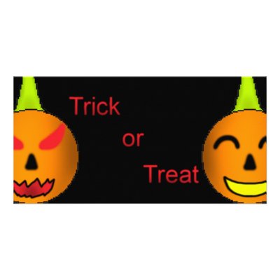 Trick or Treat photo cards