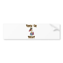 Trick Or Treat (Pirate Costume) bumper stickers