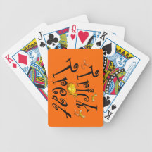 Trick or Treat Playing Card Poker Cards