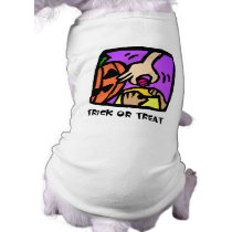 Trick Or Treat Pop Art Cartoon pet clothing