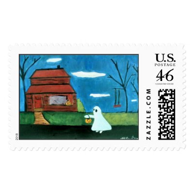 Trick or Treat postage