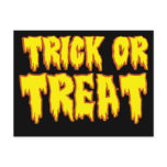 Trick or Treat Postcard