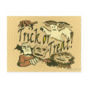 Trick or Treat postcards by SHOPMARK Trick or Treat postcards