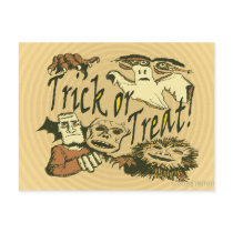 Trick or Treat postcards