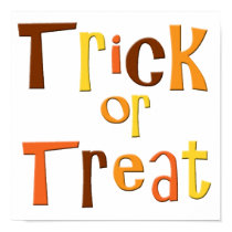 Trick or Treat posters