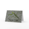 Trick or Treat Praying Mantis Halloween Card