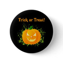 Trick or Treat Pumpkin buttons