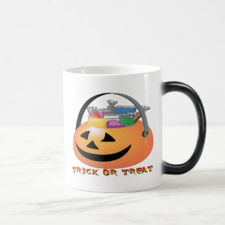 Trick or Treat Pumpkin Mugs