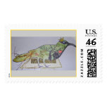 Trick or Treat Raven Collage postage