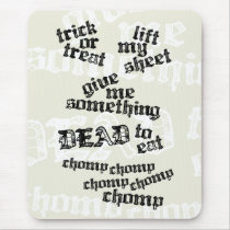 Trick or Treat Rhyme Light Mousepad