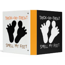Trick or Treat Smell My Feet Notebook binders