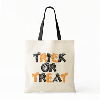 Trick Or Treat Spider Web Tote Bag bag