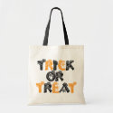 Trick Or Treat Spider Web Tote Bag