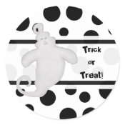 Trick or Treat Spooky Ghost Stickers