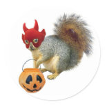 Trick or Treat Squirrel stickers