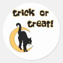 Trick or Treat Sticker