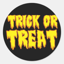 Trick or Treat Stickers