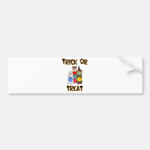 Trick Or Treat (Trick-Or-Treaters) Bumper Sticker